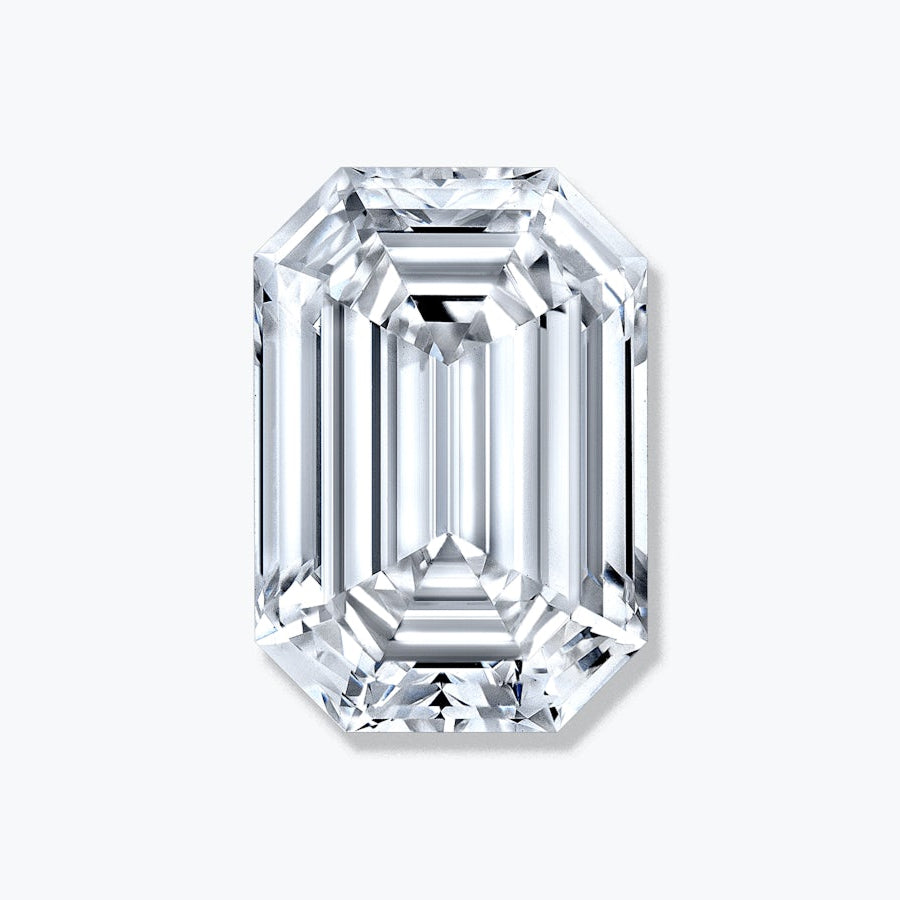 Emerald white diamond