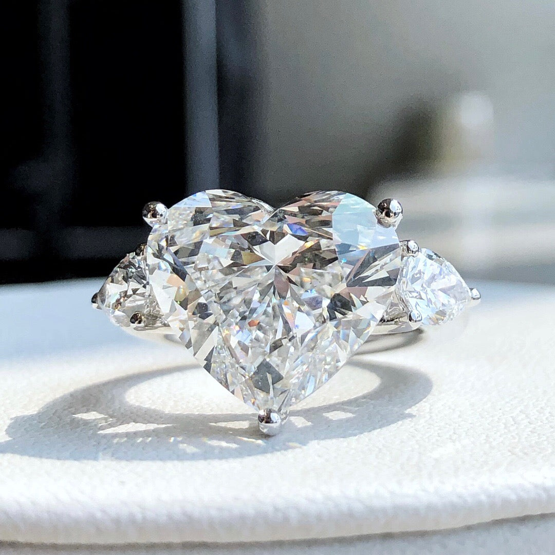 hear ring 10.02ct F VS1  LG592322735|AGNES Jewelry