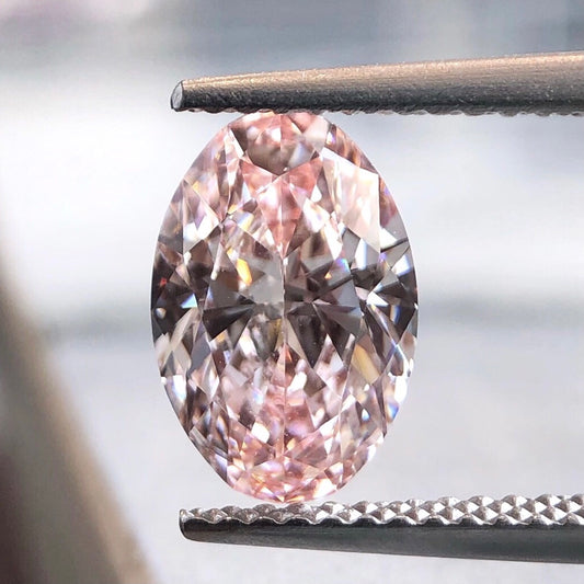 1.77ct oval fancy pink vvs2 LG648440736|AGNES Jewelry