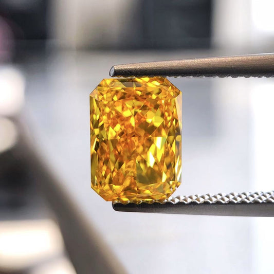 1.93carat radian fancy vivid yellow vvs1 LG683502871|AGNES Jewelry