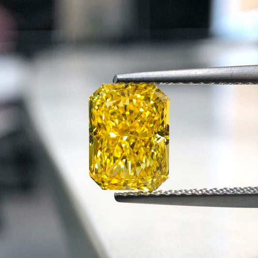 2.53-ct radiant fancy vivid yellow vs1 LG684511811|AGNES Jewelry