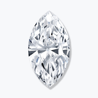 Marquise white diamond